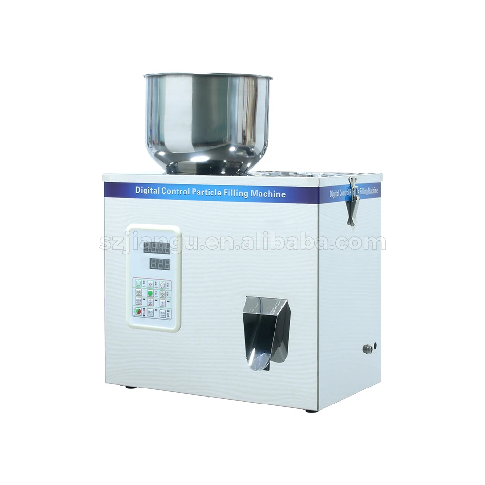 Desktop Automatic Powder Granule Weighing Type Dispenser Solid Filling Machine Packaging Equipment Sand Padding Unit 100g