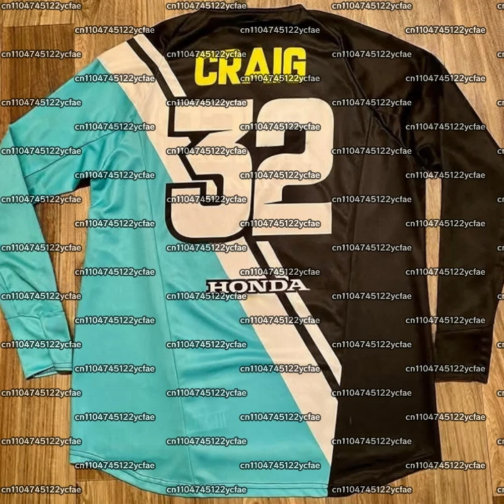 

Honda 2025 Printed Off-road Classic#32 CRAIG Motorcycle Mountain Bike Jersey Racing Sport Breathable Sweat Wicking Quick Jersey