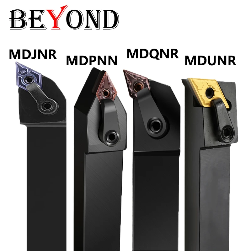 BEYOND 1pcs MDJNR MDPNN MDQNR MDUNR Turning Lathe Tools Holder 16 20 25mm CNC Carbide Inserts DNMG Cutter Shank MDJNR1616H11