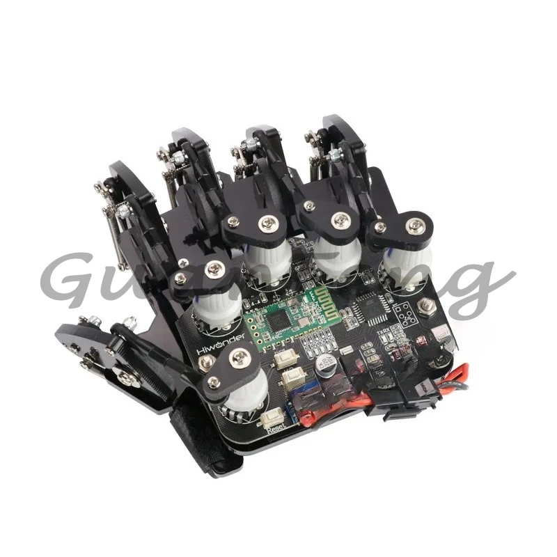 قفازات حسية جسدية مفتوحة المصدر يمكن ارتداؤها على هيكل خارجي ميكانيكي للتحكم الآلي #4