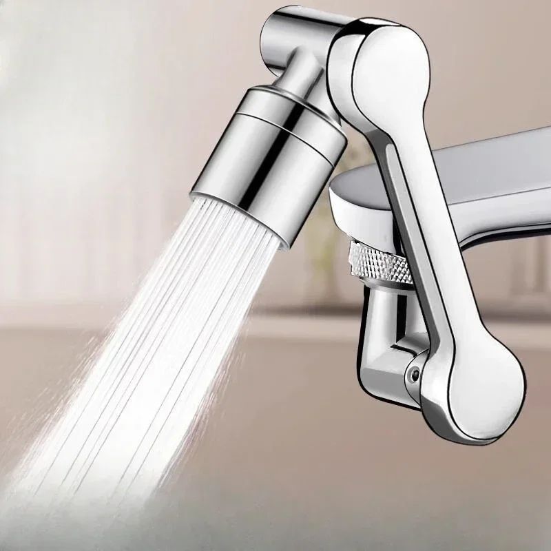 Stainless steel Faucet Extender 1080 °Swivel Water Tap Nozzle Faucet Sprayer Universal Bathroom Mixer Aerator 2 Spray Modes