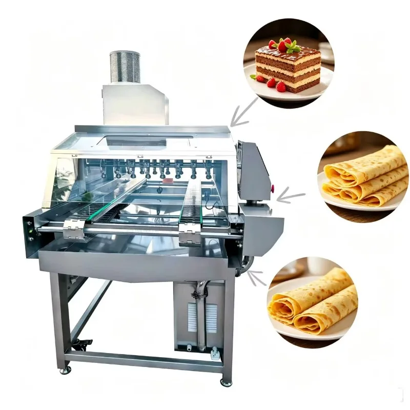 Intelligent Constant Temperature 800-Type Food Oil Sprayer Full Coverage Double Row Spray Guns Heating Box Oil Fume Purifier