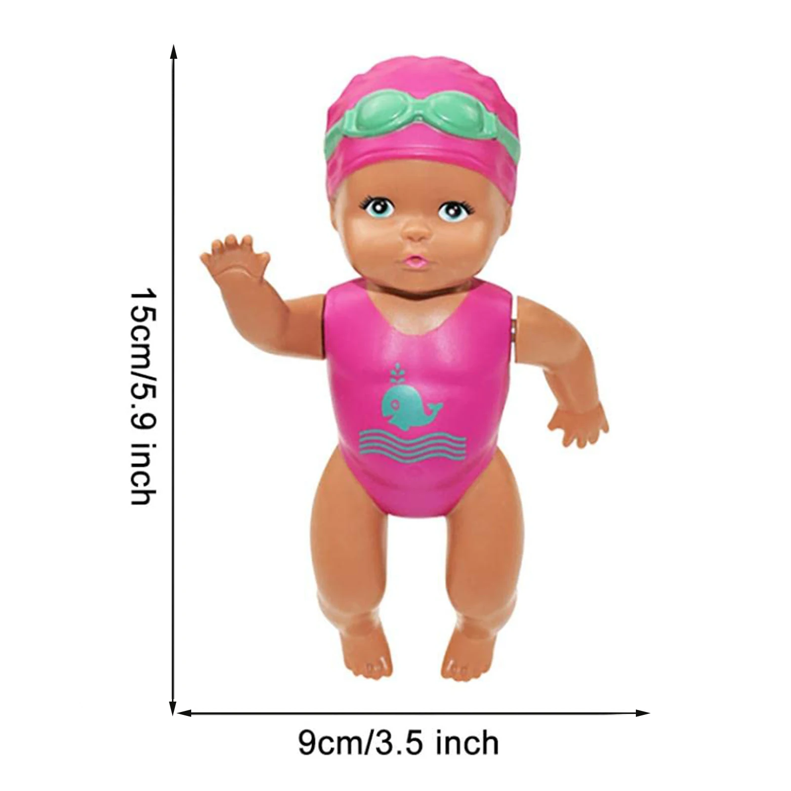 Floating Swimming Doll Movable Multi-joints Swimming Dolls for Kids Water Sport Beach Party Supplies