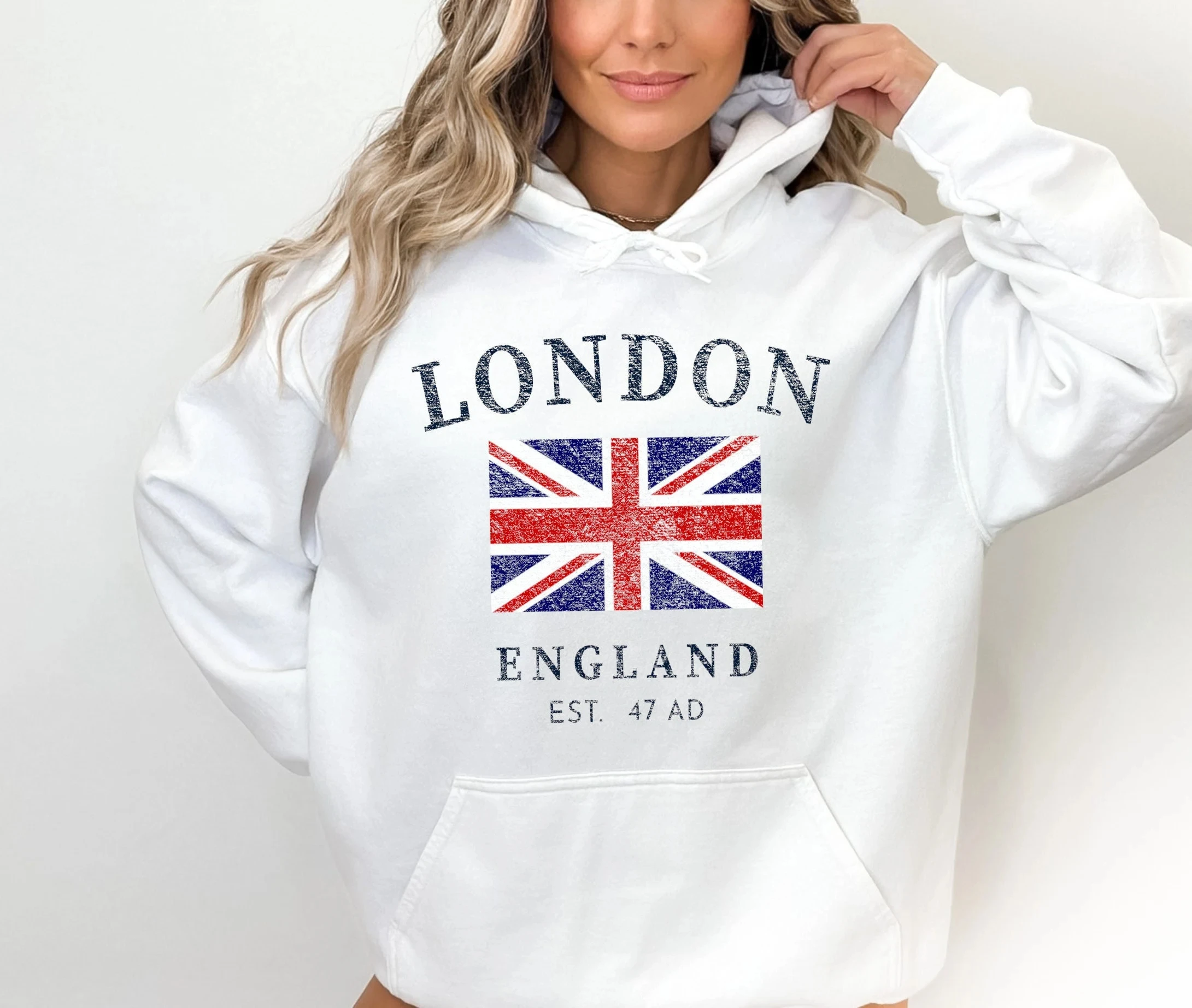 

London England Hoodie Men's and Women's Long Sleeve Sweatshirt Pullover Y2k Tops Fashion Autumn and Winter Clothing Hoodies