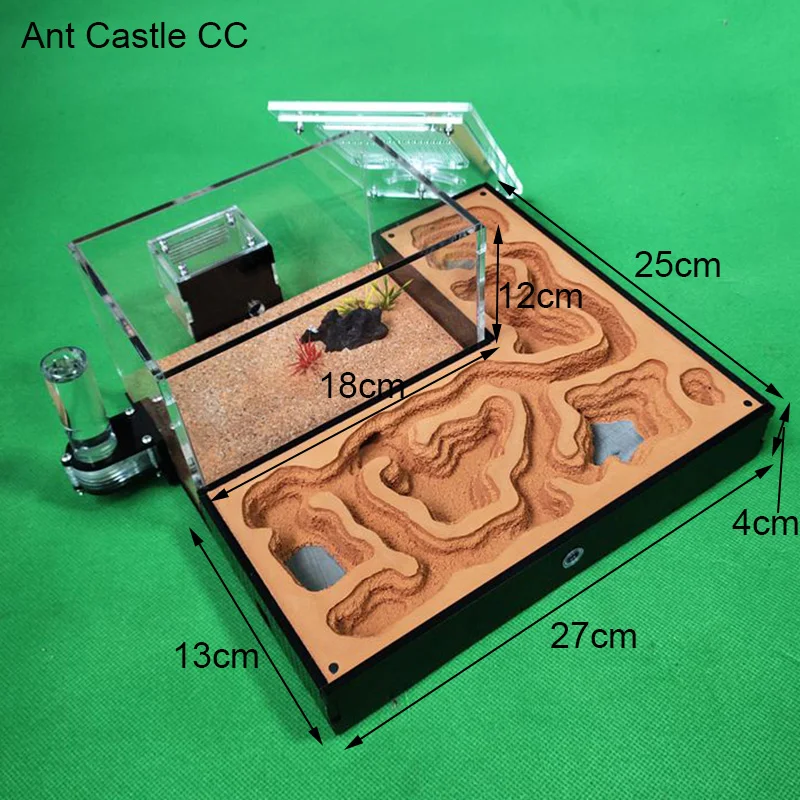 Imagem -04 - Acrílico Grande Formiga Fazenda com Gesso Ecológico Grande Ant Kennel Pet Formigueiro Oficina Ant Arena Ant House Villa Insect Box