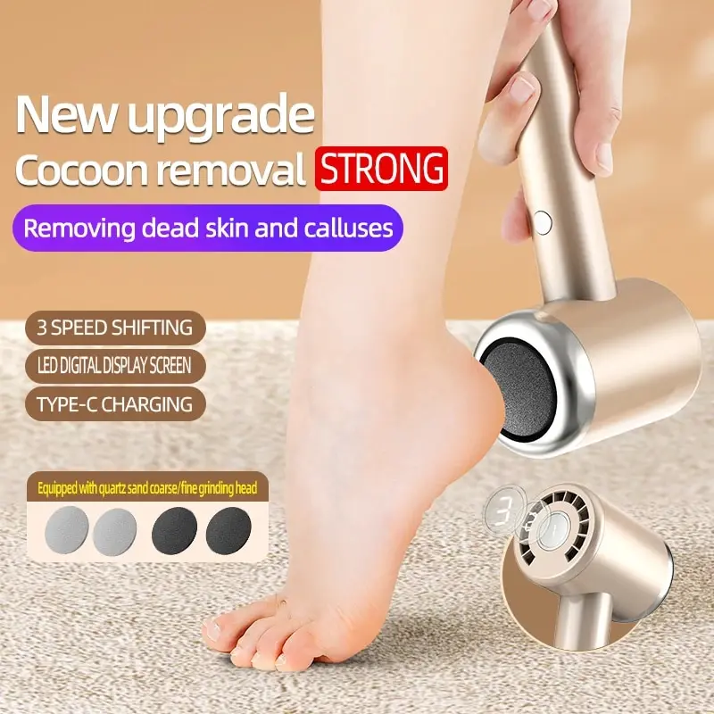 Electric Dusting Grinding Foot Remover Peeling Pedicure Home Grinding Foot Leather Power Display Charging Minor Cocoon Removal