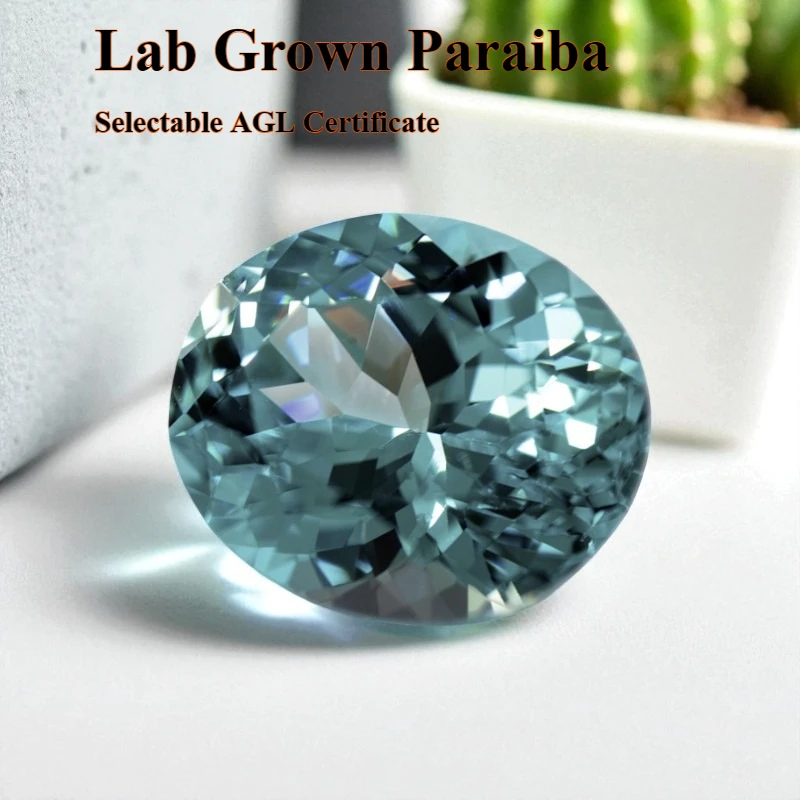 

Очаровательный драгоценный камень Параиба в лаборатории для самостоятельного изготовления расширенных ювелирных изделий, инкрустация, кольцо, ожерелье, браслет, сертификат на выбор