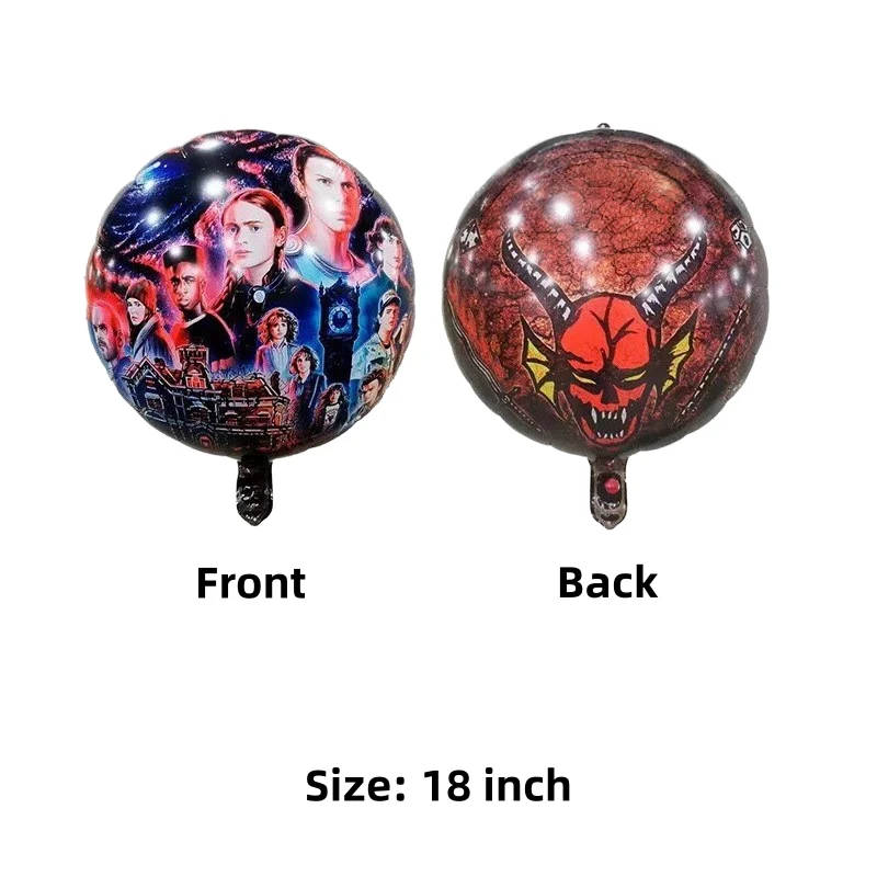 Cartoon-Folienballons 'Seltsame Geschichte' - Fleischfressende Blumen für Festdekoration, Latex-Geburtstagsballons, Weihnachtszubehör