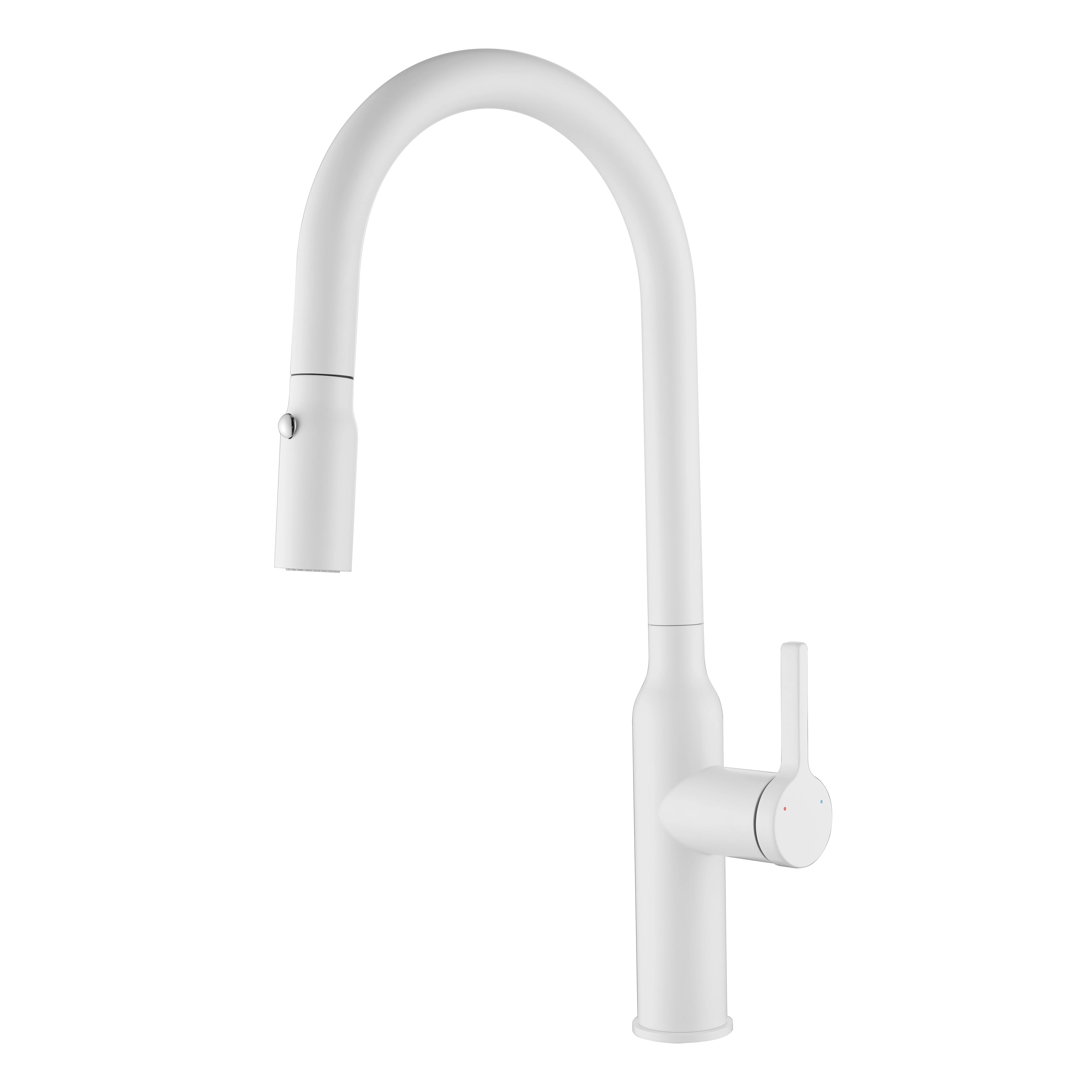 Grifo de cocina de latón de lujo con diseño elegante con proporciones perfectas para combinar con cualquier estilo de cocina