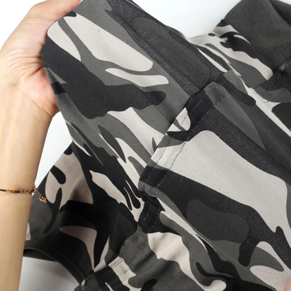 

Elastic Dog Recovery Clothes Breathable Pet Sterilization Costume Four- Back Button for Small Medium Large Dogs