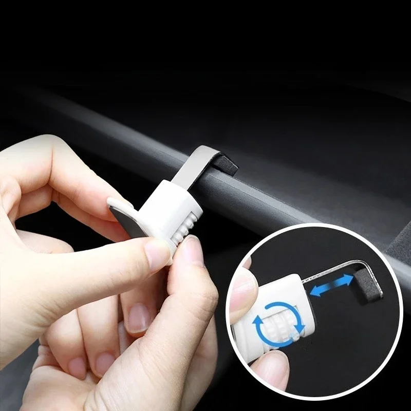 Adjustable Retractable Glove Box Hook for Front Passenger - Universal Car Multifunctional Storage Hanger