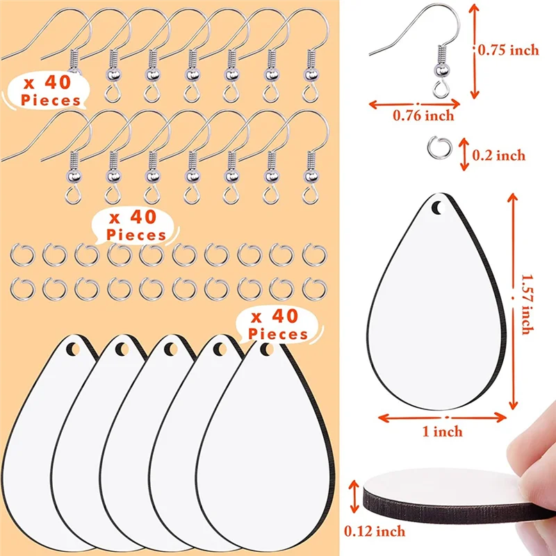 【vente-quente-】120-pecas-de-brincos-em-branco-de-sublimacao-com-ganchos-de-brinco-e-aneis-de-salto-mdf-brincos-em-forma-de-lagrima-para-mulheres-e-meninas