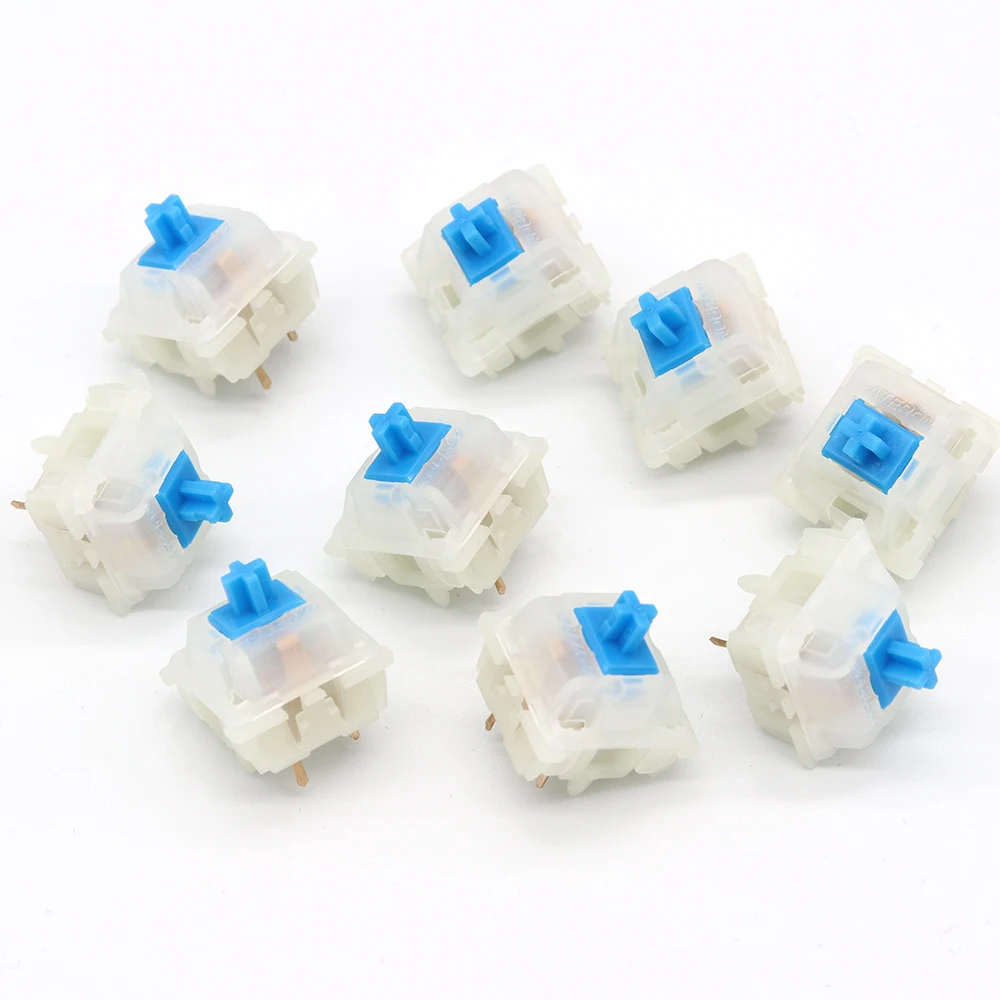 Gateron interruptor de teclado mecânico 5pin azul branco vermelho preto 35g 45g 55g 60g 80g rgb smd interruptores para mx switch compatível