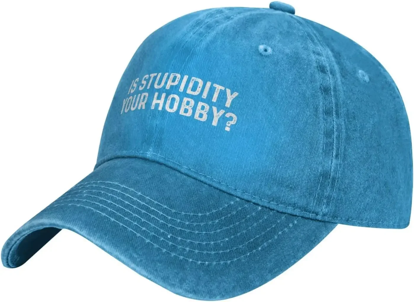 is Stupidity Your Hobby Cap for Women Baseball Hat Cute Caps