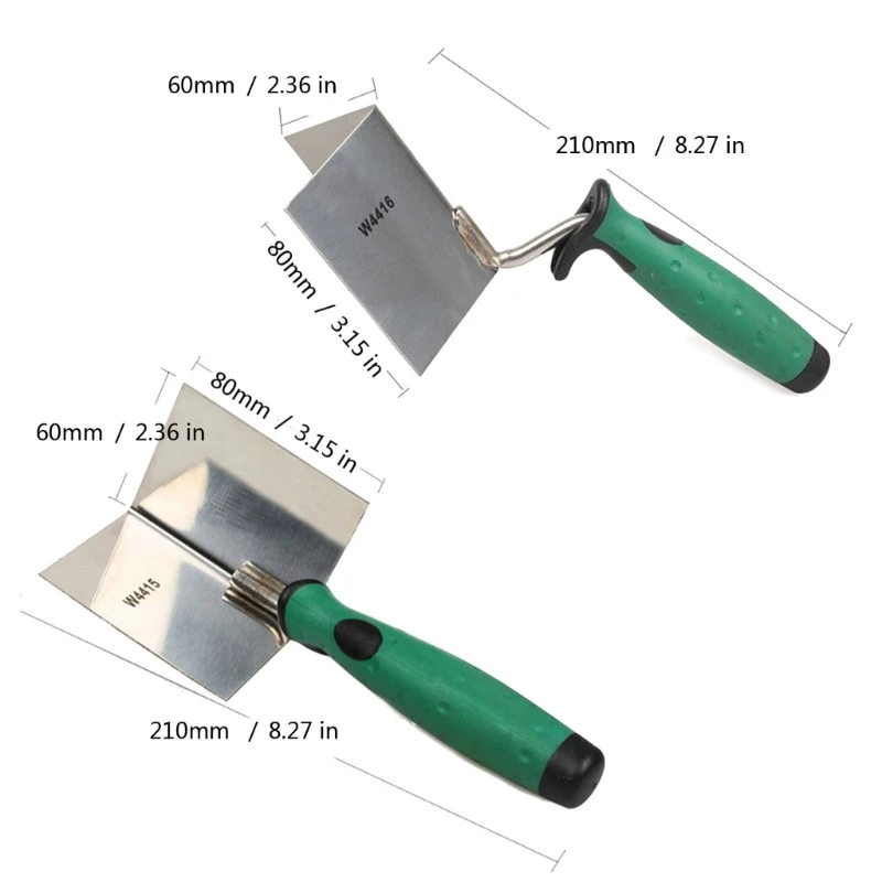 grattoirs à mastic portables, outil manuel pour le travail des spackles des papiers peints pour cloisons sèches