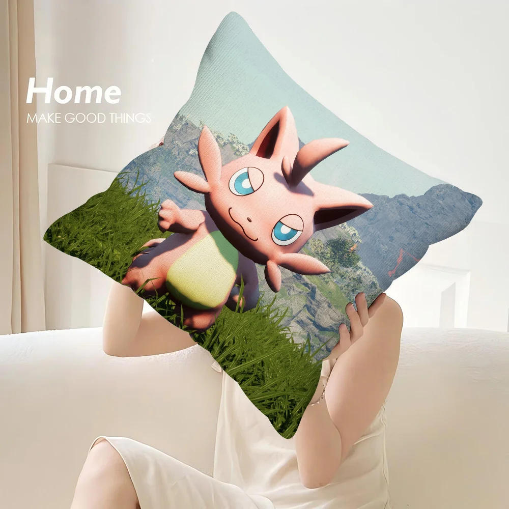 Game P-Palworld Pillow Case Sofa Decorative Home Double-sided Print Plush Square Throw Pillow Covers Cushion Decor Cover