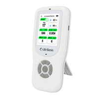 10-in-1 Air Quality Monitor Indoor AQI/CO₂ Meter PM2.5/PM1.0/PM10/HCHO/TVOC/Temperature/Humidity Detector Real Time Gas Analyzer