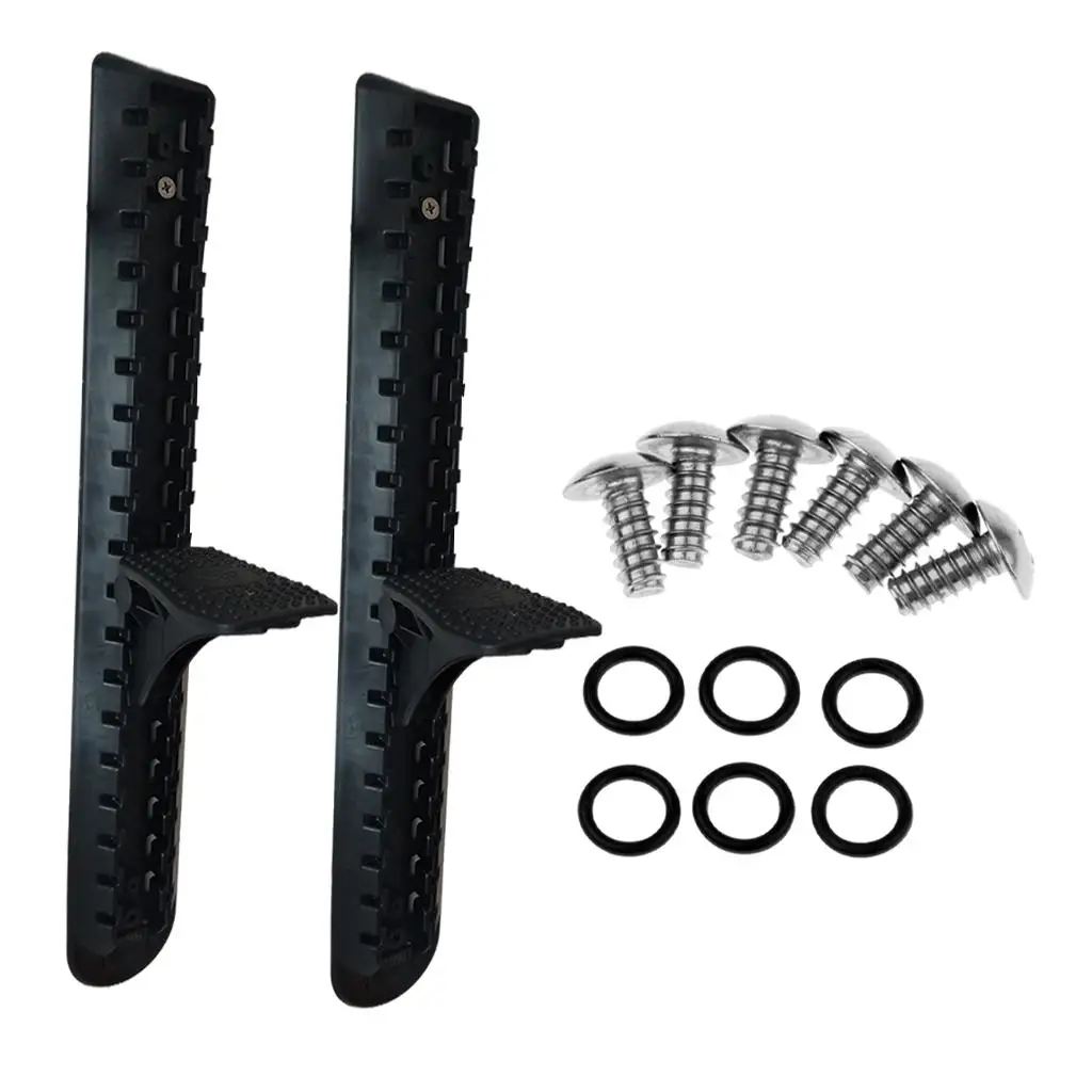 

Foot Brace 1 Pair Boat Direction Control Canoe Pedal Pedals Kayak Foot Pegs for Direction Control