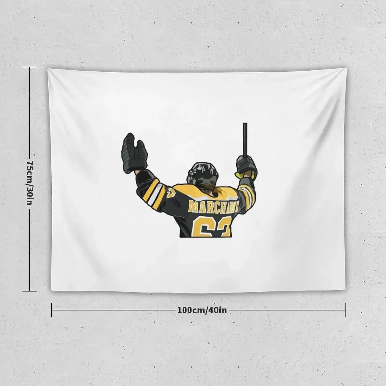 Brad Marchand Tapestry Wall Decor Hanging Wall Decor Wall Coverings Tapestry