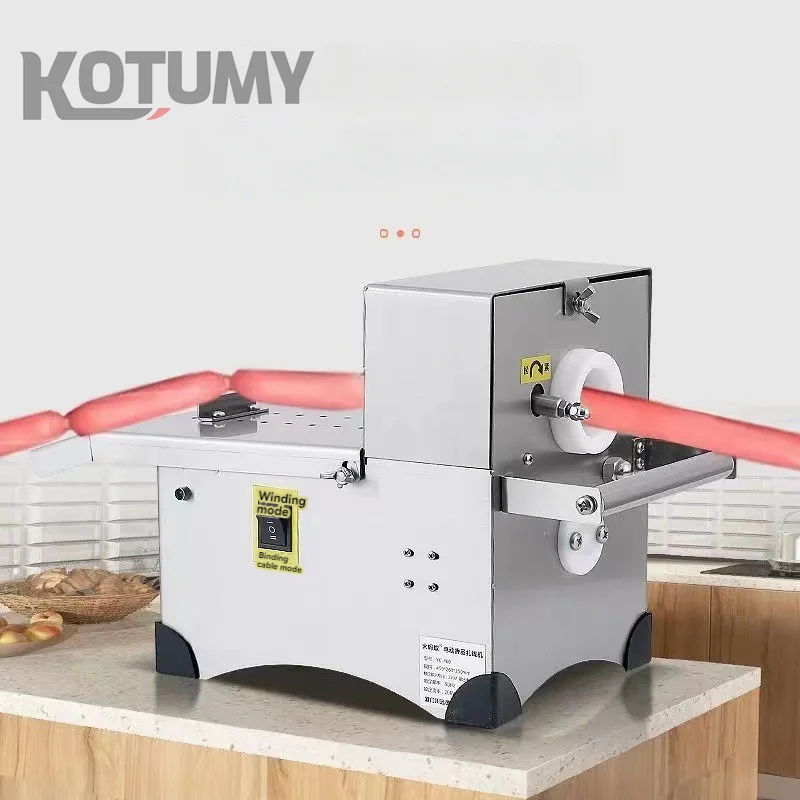 Electric & Manual Sausage Twisting Knotter Hot Dog & Sausage Knotting Machine Food Processing Equipment LinkerAR