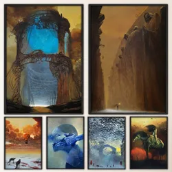 Zdzislaw Beksinski Art Poster Prints Poster Wall Painting Bedroom Living Room Wall Bar Restaurant Sticker Large
