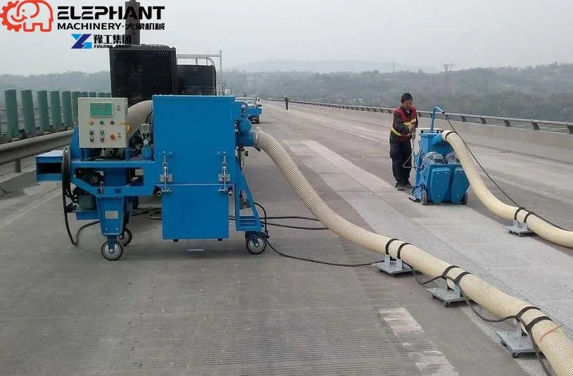 Portable Pavement Shot Blasting Machine Low Failure Rate Ideal for Small Scale Highway Maintenance Work