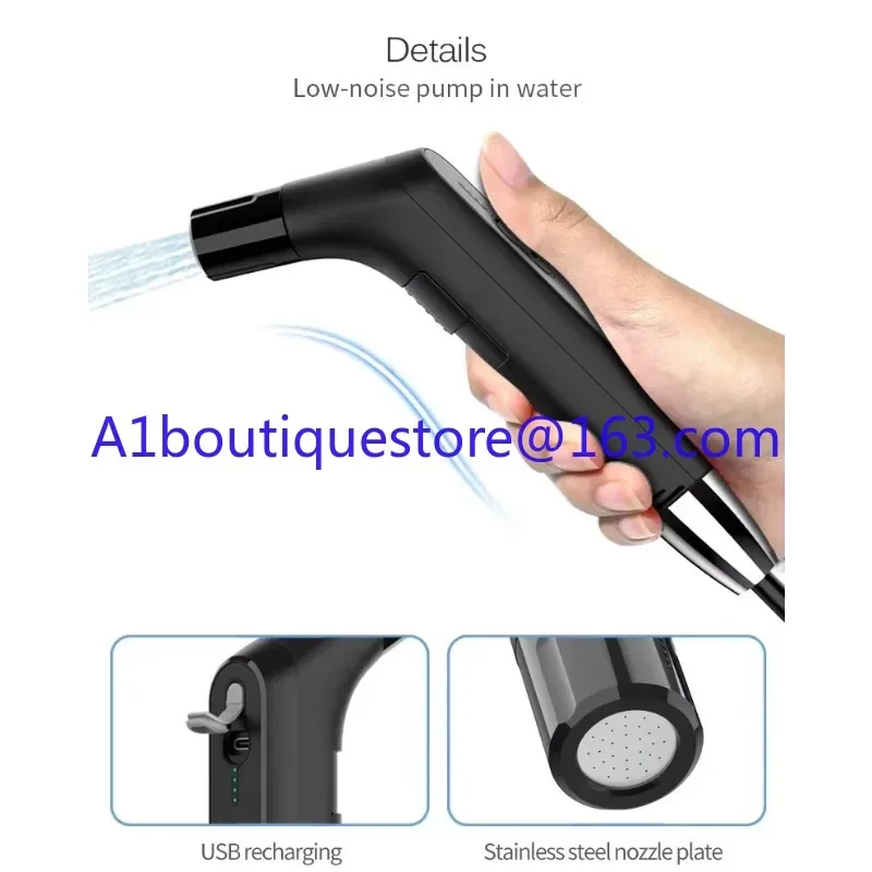 Compact Design All-in-one Cleaning Set Toilet Shattaf Latest Portable Travel Bidet Sprayer