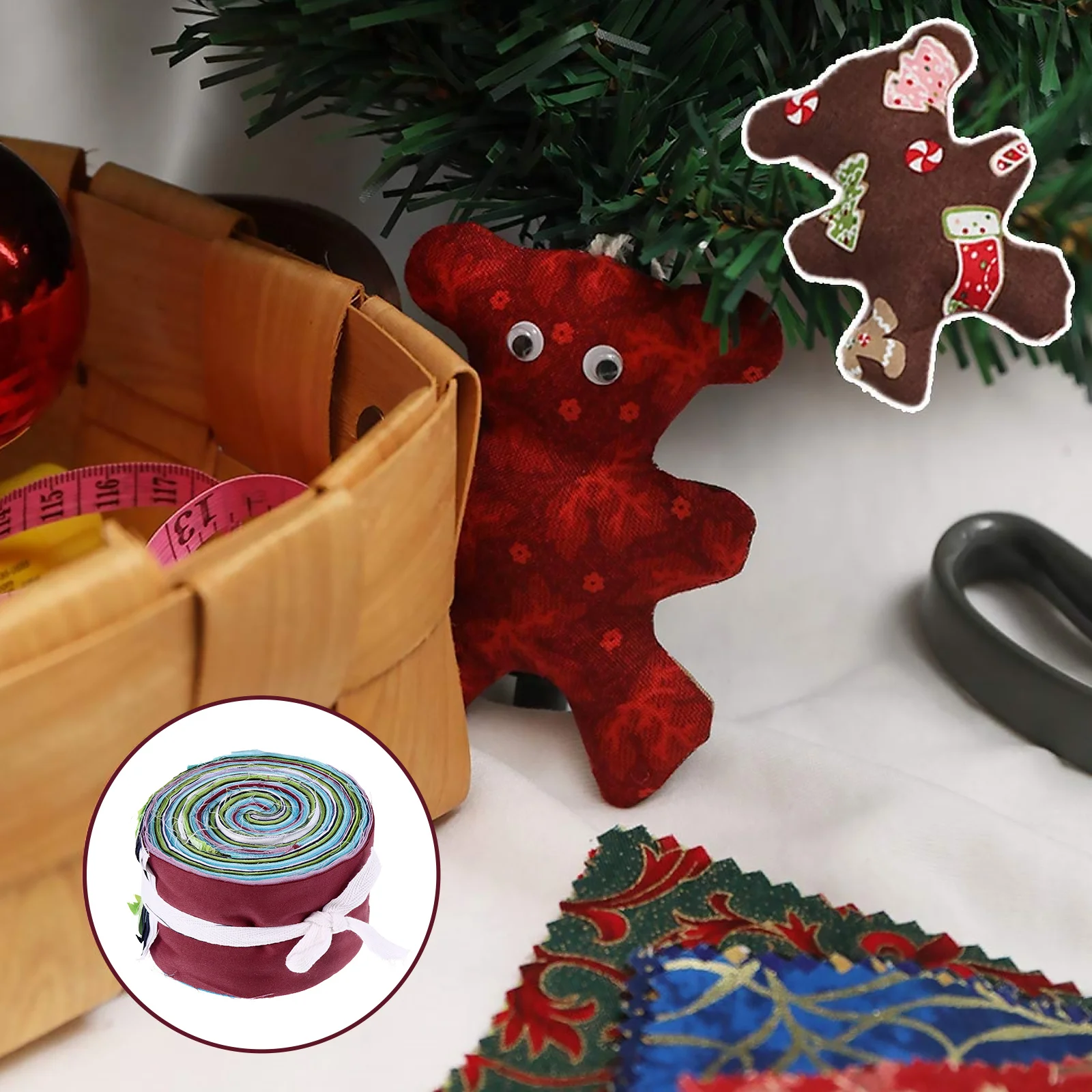 

36Pcs Cotton Cloth Strips Creative Printed Fabric Strip for DIY Sewing Quilting Craft Patchwork Material Comfortable Breathable