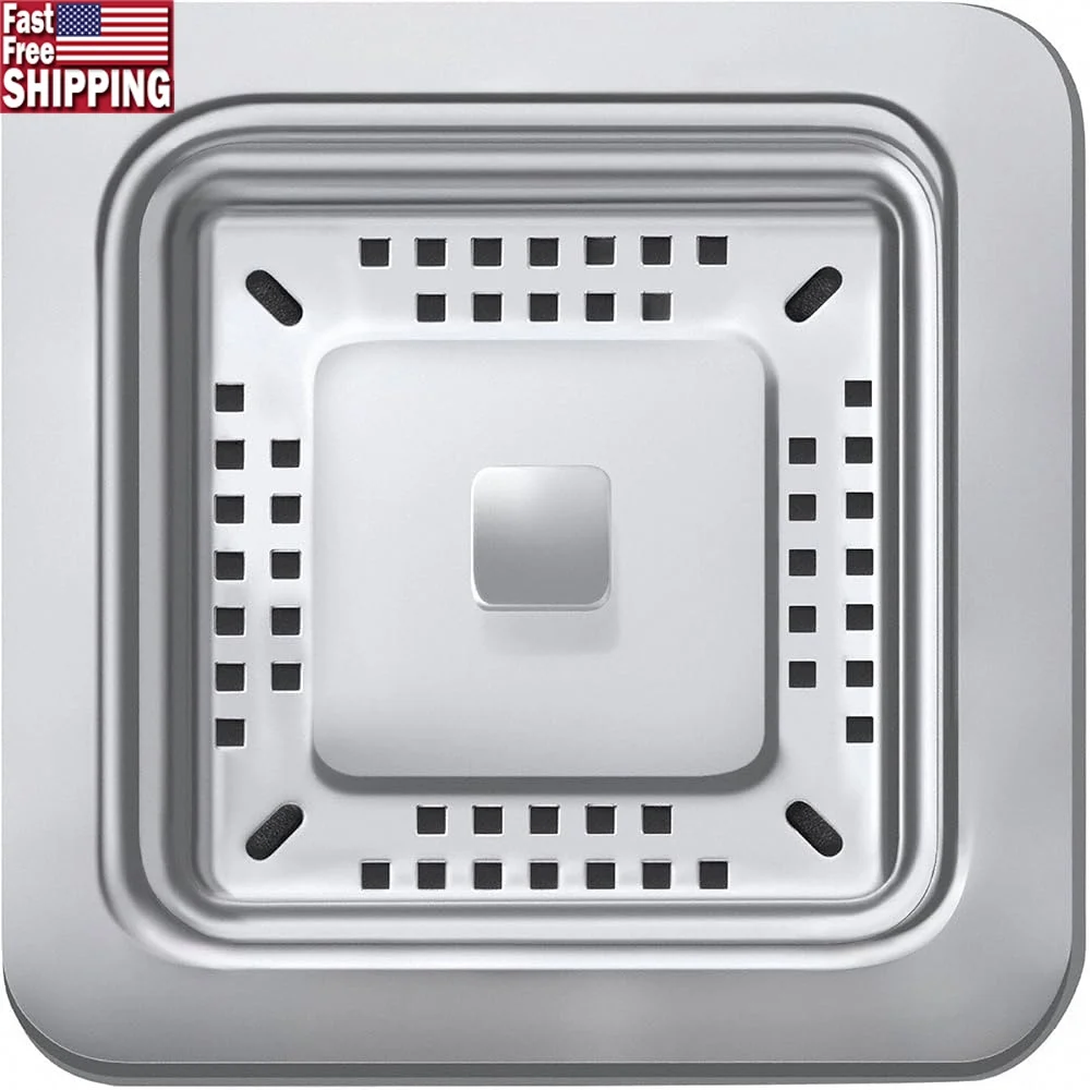 

Premium Stainless Steel Square Drain Strainer Pax R0 Pro Series Sinks Corrosion Resistant Removable Gasket Durable Design