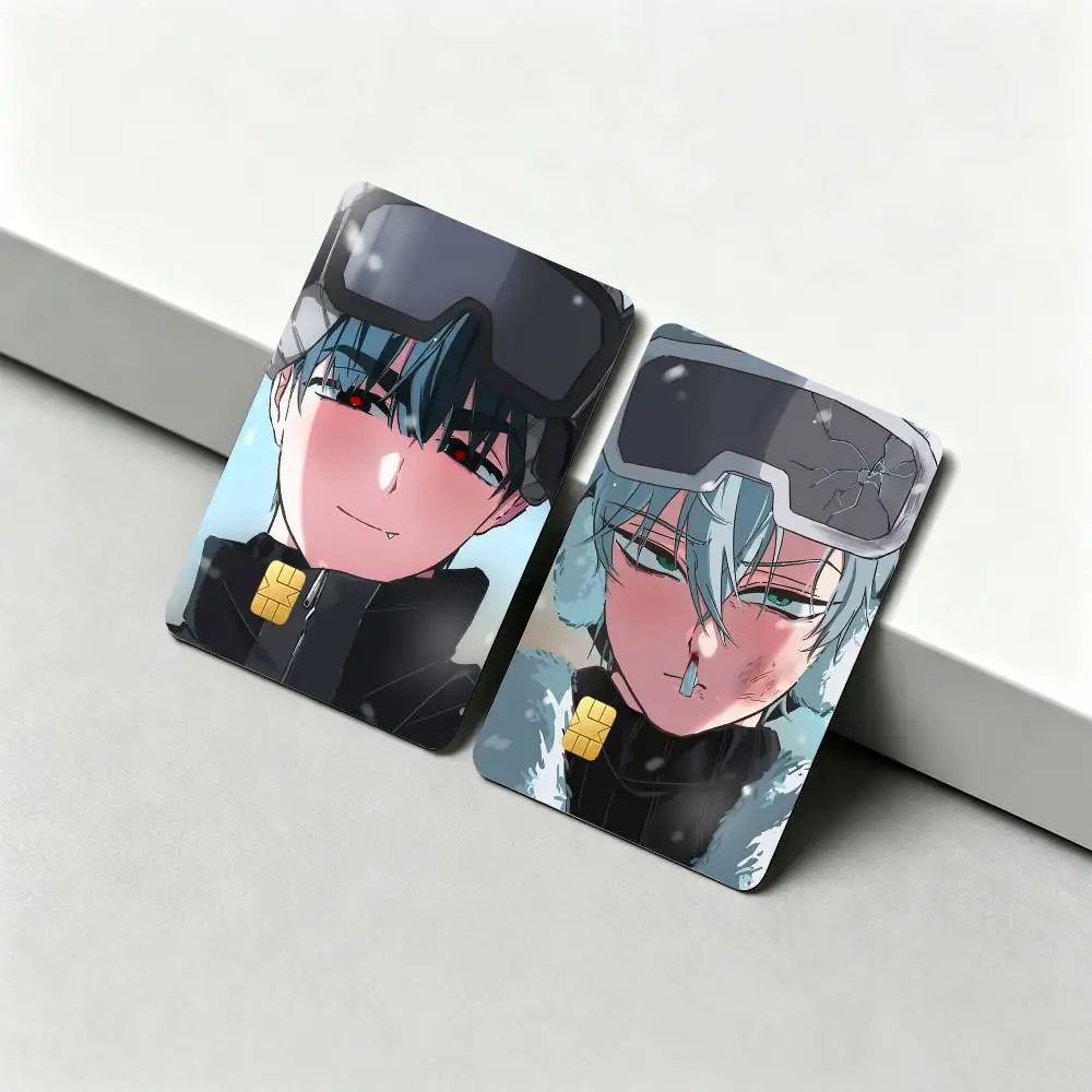 Alien Stage I-Ivan T-Till 1Set 4Pcs Card Skin Stickers, Waterproof Decorative Film for Credit Debit Bank Bus IC Cards