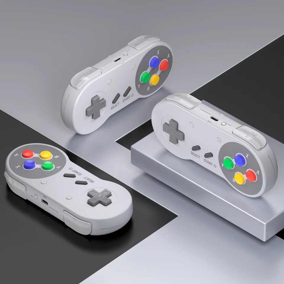2個パック 2.4GHz ワイヤレス SNES Switch オンラインコントローラー