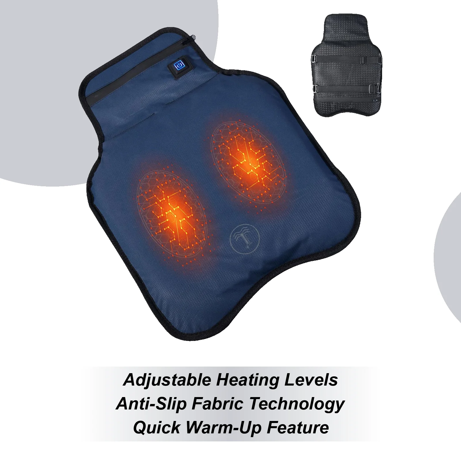 

Motorcycle Seat Cushion Heated Motorbike Warming Supplies Electric Bike Seat Warmer For Touring Riders Adventure Bikers Winter