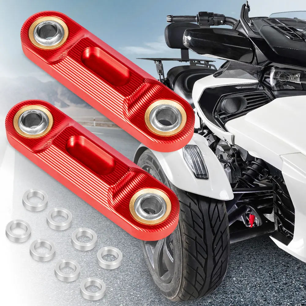 Sway Bar End Links Forearm Link 8mm Heim Joint Set Motorcycle Accessories Cylindrical Linkage for Can-Am Spyder F3 RT ST RS