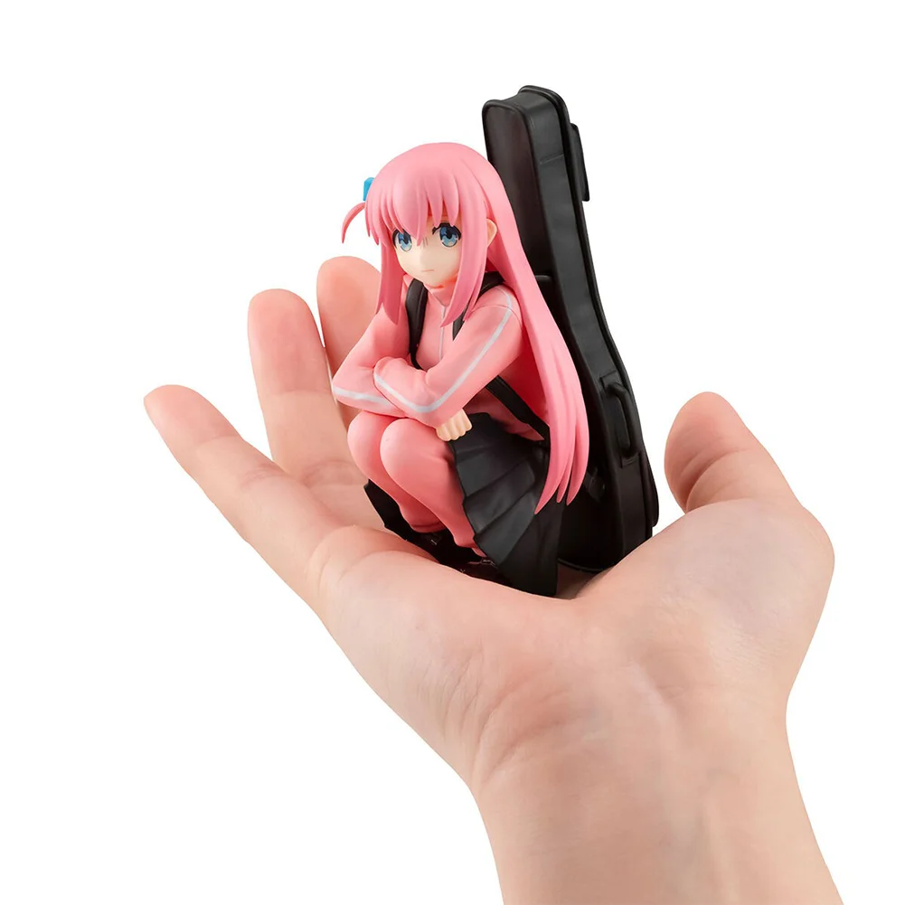 

Bocchi Anime Gotō Hitori Figure Squatting pose Action Figure Palm Model Desktop Ornaments Collection dolls Child toys Gifts 8cm