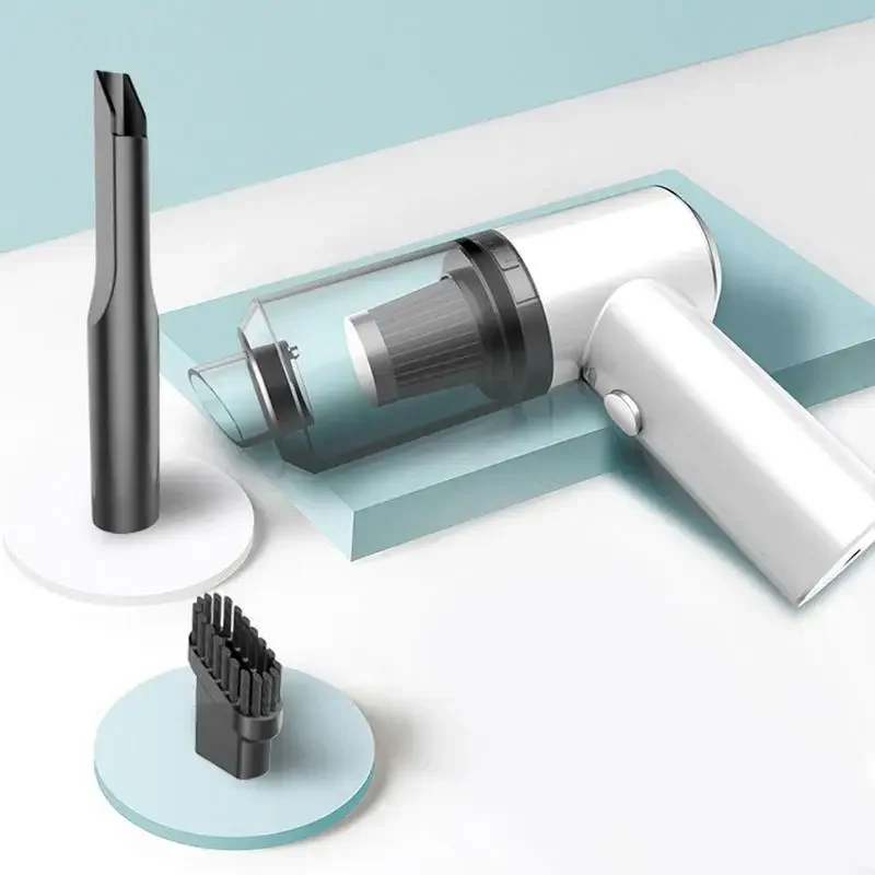 Mini Aspirador de Pó Portátil 3 em 1 USB Recarregável