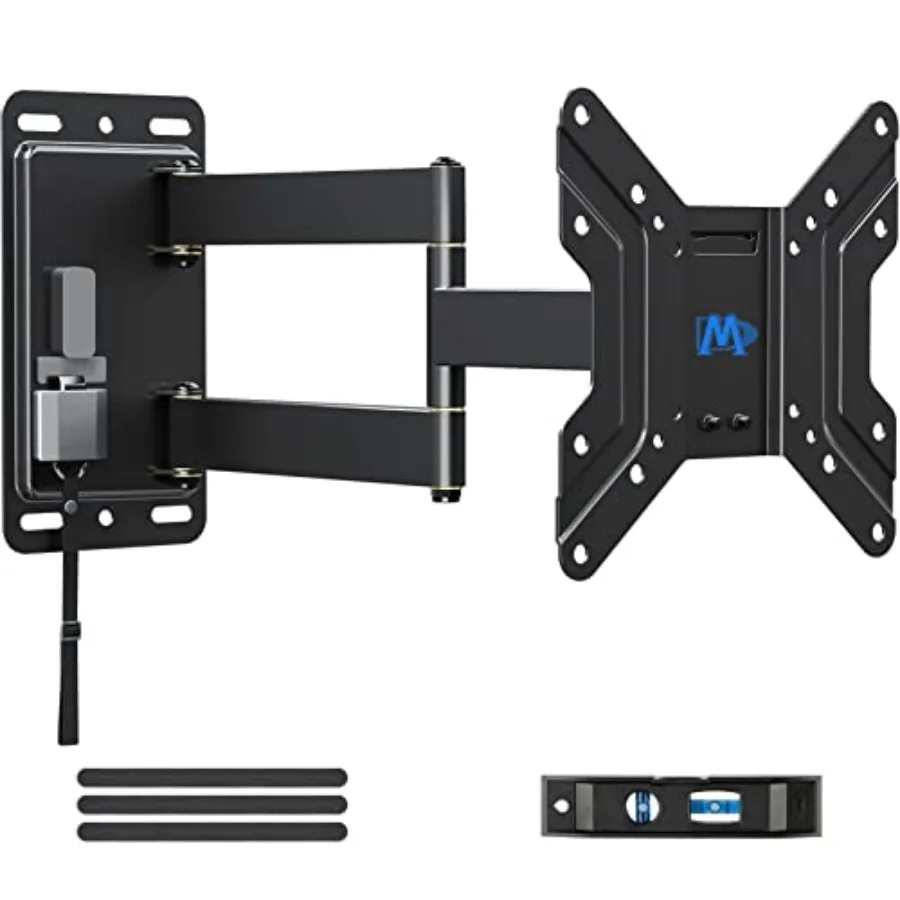 

UL Listed Lockable RV TV Mount for 17-43 inch TVs in Camper Trailer Motor Home Boat Truck Full Motion One Step Lock Wall Mount