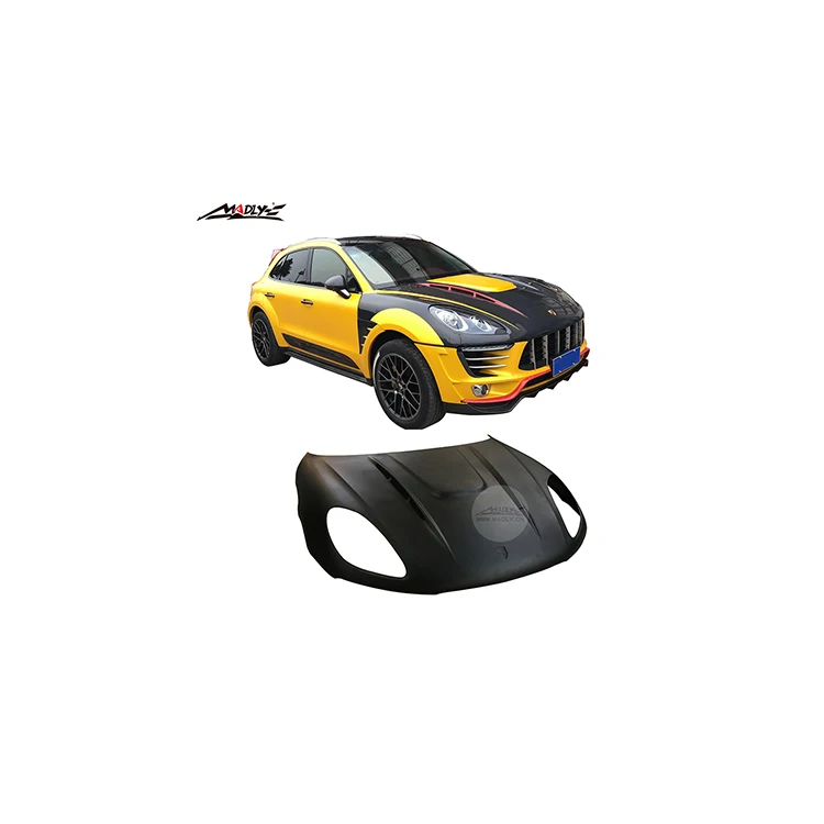 

2014-2017 Year Bonnet for Porsche Macan Hood for Porsche Macan Bonnet Fiber Glass & Carbon Fiber Material