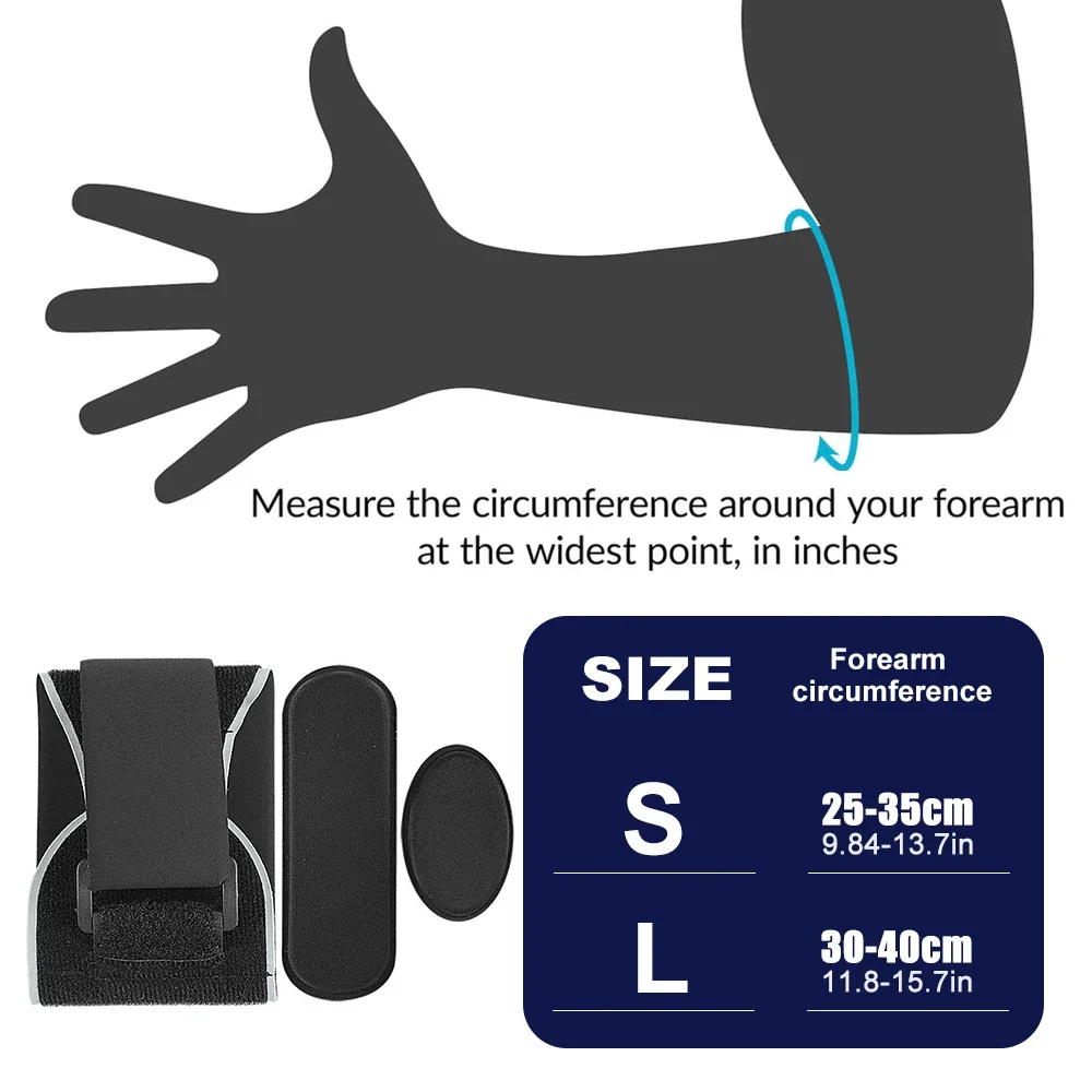 1/2/4Pcs Sports Elbow Brace, Adjustable Forearm Support Strap with Pad for Tennis Golfer Elbow Weightlifting Gym