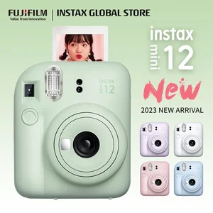 Orijinal Orijinal Fujifilm Instax Mini 12, Instax Mini Film Fotoğraf Kağıdına Sahip bir Film Anında Kameradır-Yeni Varış 8 en çok satılan-lomography-film-no. 8