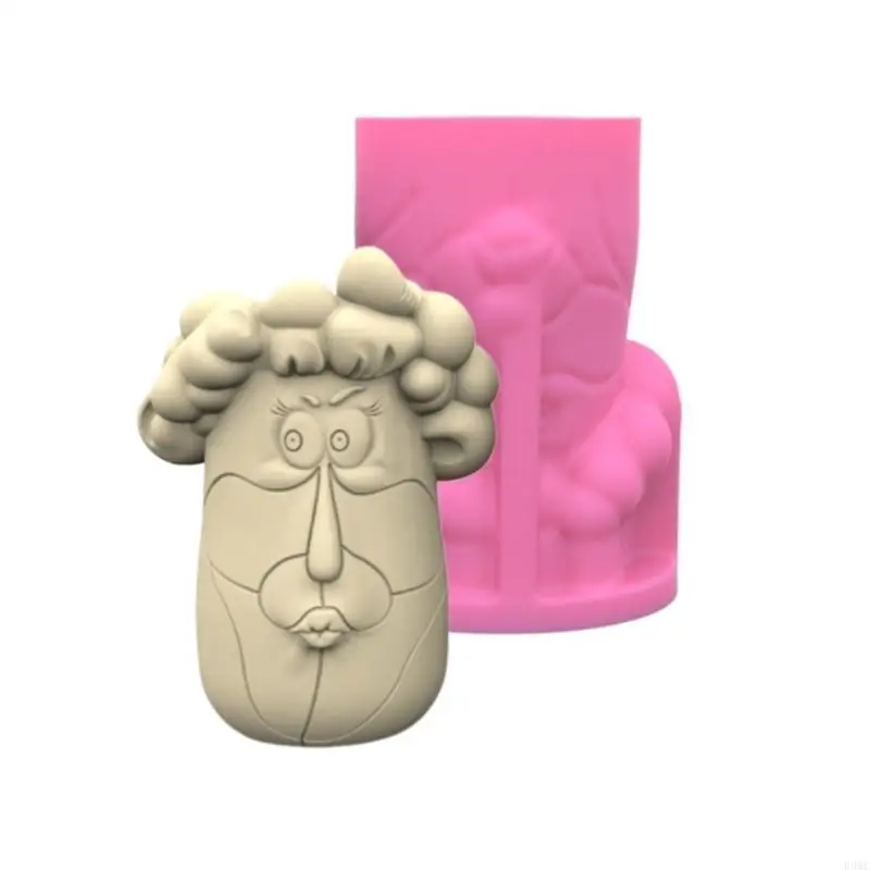 

R3MC Handy Planter Resin Mould Vase Mold Versatile Silicone Mold for Concrete Planter Gypsum Art Crafts