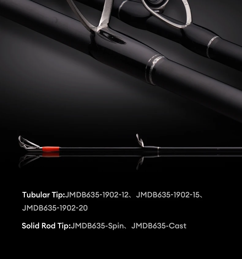 PURELURE Slow Jigging Rute 1,90M 6,35ft mit Solid-Tip für Salzwasser, Spinning und Baitcasting, für Meeresangeln und Bootangeln – Detail 13