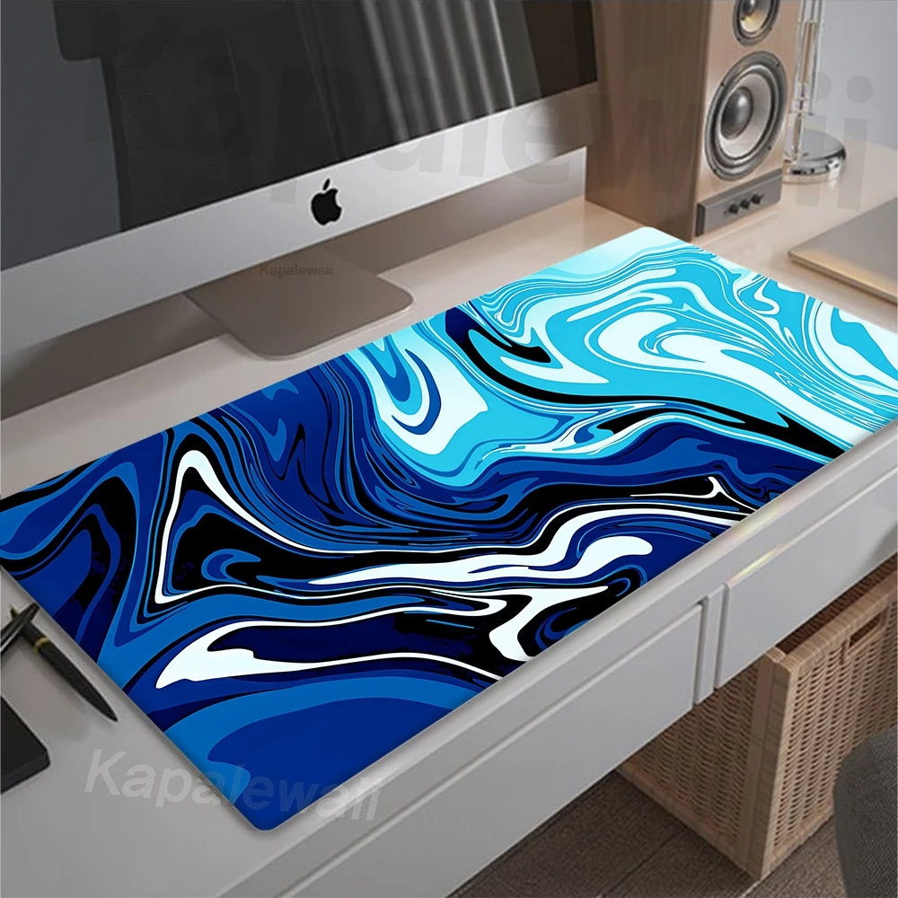 

Strata Liquid Mouse Pad Gamer Large Mousepad Desk Mats Office Carpet Natural Rubber Soft Laptop Mouse Mats 90x40/80x30/60x30cm