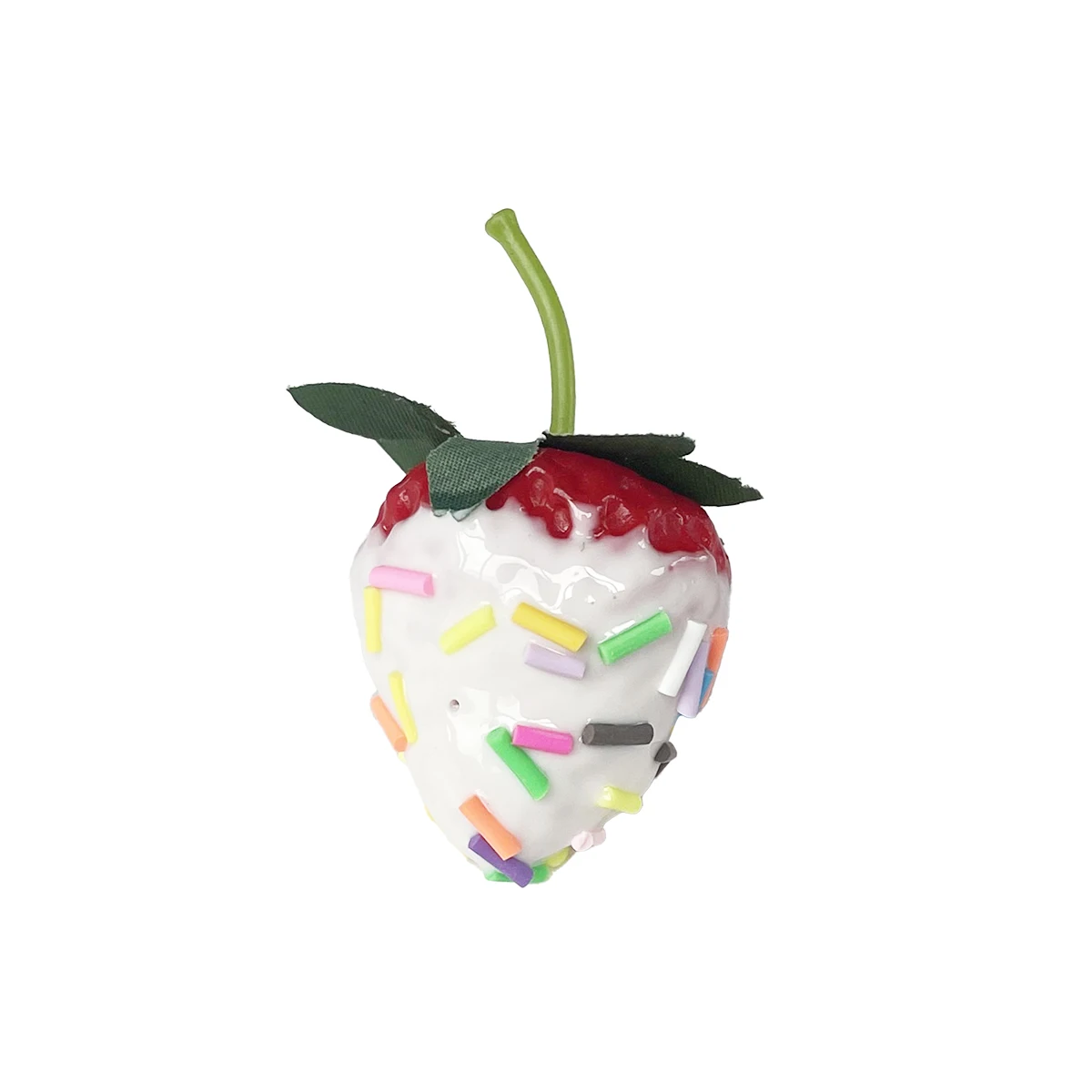 3-teiliges Set künstlicher Erdbeermodelle, verschiedene Stile künstlicher Fruchtmarmelade, künstliche Zucker-Nacle-Modelle, lustiges Spielzeug – Detail 7