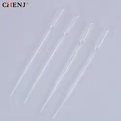 Pipeta de plástico desechable, gotero de 3ML, herramientas de maquillaje de polietileno, 4 Uds.