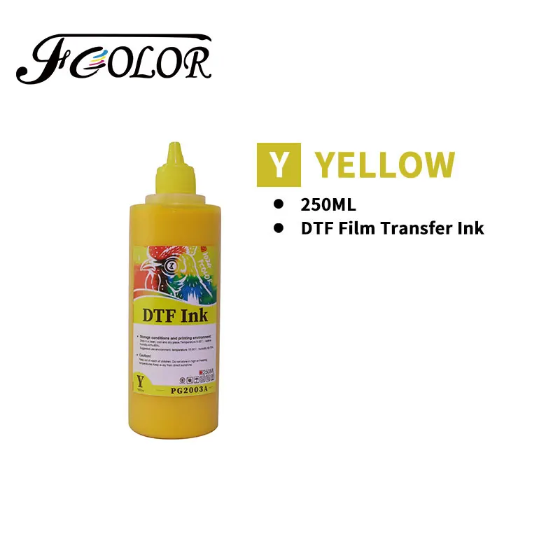 

FCOLOR DTF Ink Set 250ml*6 PG2003A DTF Transfer Film Ink for Epson XP600 L1800 R1390 L805 Printhead A3 DTF Printer