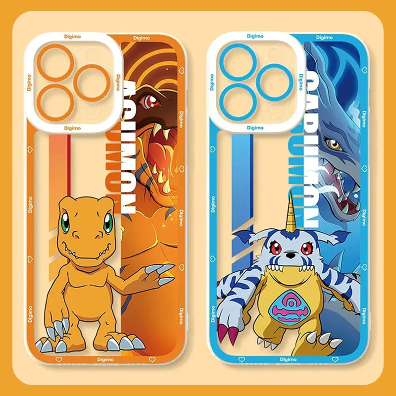 Cute Digimon Adventure Case For Xiaomi Redmi Note 13 12 11 Pro Plus 4G 5G 12S 11S 10 10S 9 9S 8 13C 12C 10C Soft Silicone Cover