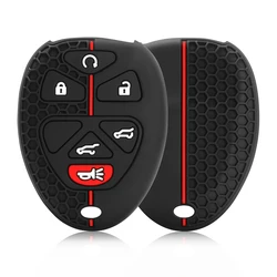 Silicone Key Case for Chevrolet Tahoe 2007 Suburban Gmc Yukon 2010 Traverse XL Key Cover for Cadillac Escalade Car Accessories