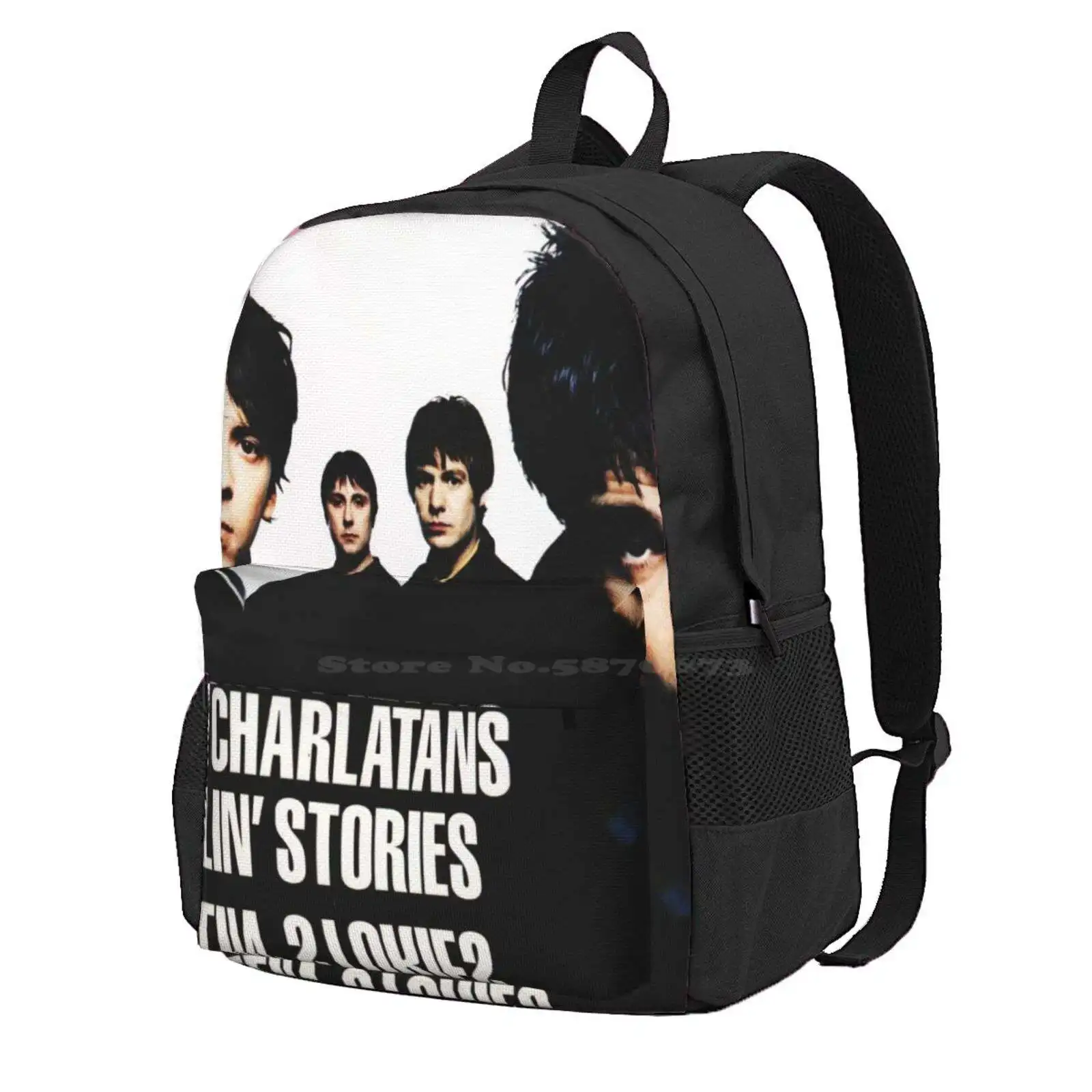 Tellin The Charlatans Stories Uk Hot Sale Schoolbag Backpack Fashion Bags Tellin The Charlatans Stories Uk