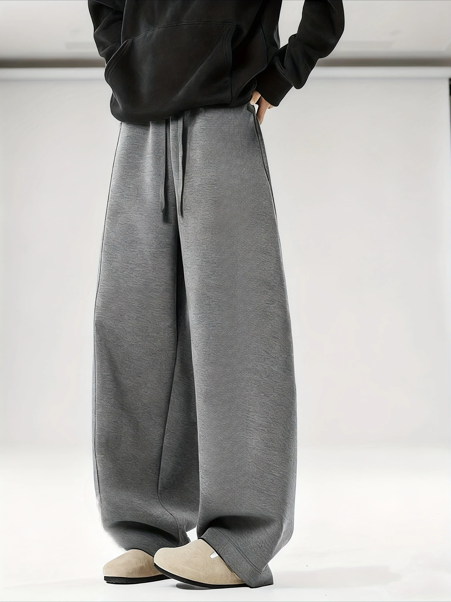 

Easter Limited Men'S Curved Pants Casual Trousers Trendy Style Commuting And Daily Wear Slimming And Height-Increasing Pants