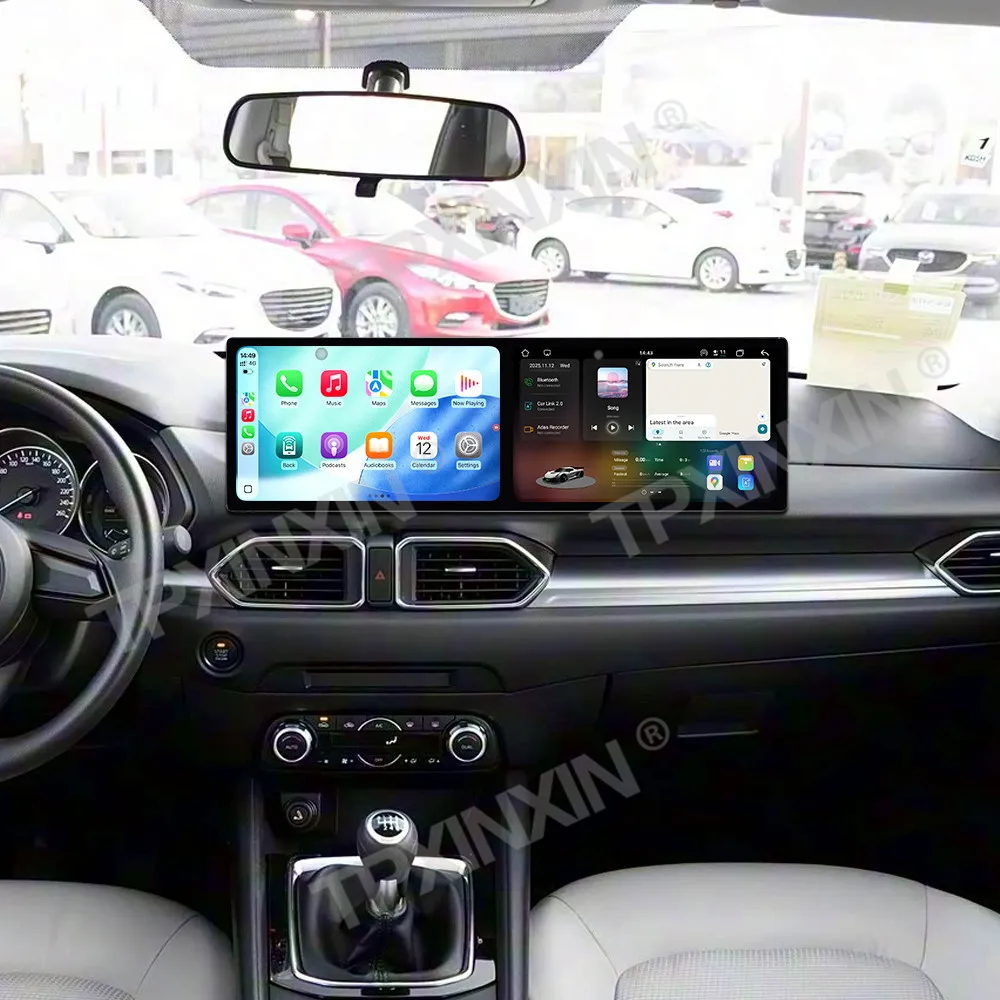 

Автомобильный радиоприемник с экраном 10,1 дюйма для Mazda CX-5 CX-8 2016-2021 Android Auto GPS-навигация, мультимедийный видеостереоприемник, головное устройство